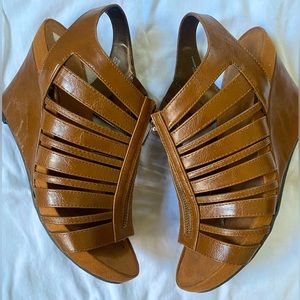 Aerosoles Leather Wedge Sandals